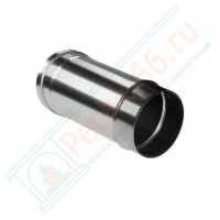 Труба прямая L=250 без изол (НЕРЖ-321/0,5) d-130 (Дымок-Lux)