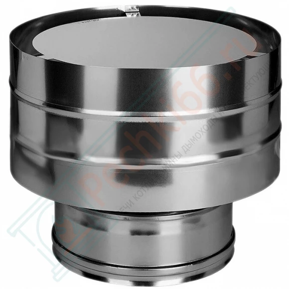 Дефлектор на трубу с изол (НЕРЖ-439/0,5-НЕРЖ-439/0,5) d-250/330 (Дымок) в Кемерово