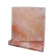 Плитка из гималайской розовой соли 200x200x25 мм шлифованная (с пазом) в Кемерово
