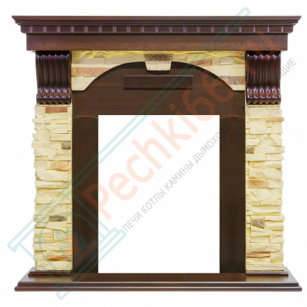 Портал Dublin угловой - Темный дуб / Сланец (Высота 975мм)