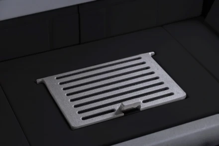 Топка Дельта 800 LB два стекла левая принтинг черный шамот (Экокамин)