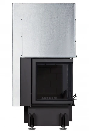 Топка Дельта 800 LB два стекла левая принтинг черный шамот (Экокамин)