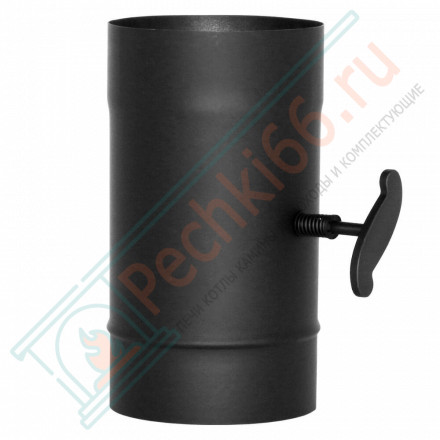 Задвижка VBR, черная (НЕРЖ-439/0,8) d-120 (Вулкан)