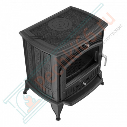 Чугунная печь-камин KOZA K6 турбина (Kratki)