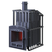 Чугунная печь для бани Гефест GFS-ЗК 30 (П2) Ураган (ТехноЛит)