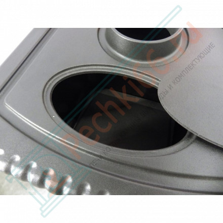 Чугунная печь Dora 10 N, зеленая (Plamen) до 180 м3