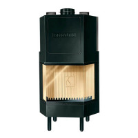 Стальная топка HT 750 с хромированной дверцей (Piazzetta) 11 кВт