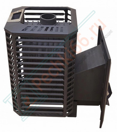 Печь для бани Пегас-26 Next сетка, дверца со стеклом, закрытая каменка Премиум (Pegas)